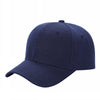 Unbranded Structured Baseball Cap, Blank 6 Panel Hat