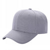 Unbranded Structured Baseball Cap, Blank 6 Panel Hat