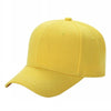 Unbranded Structured Baseball Cap, Blank 6 Panel Hat