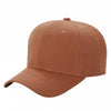 Unbranded Structured Baseball Cap, Blank 6 Panel Hat