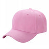 Unbranded Structured Baseball Cap, Blank 6 Panel Hat