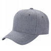 Unbranded Structured Baseball Cap, Blank 6 Panel Hat