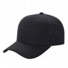 Unbranded Structured Baseball Cap, Blank 6 Panel Hat