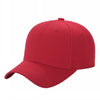 Unbranded Structured Baseball Cap, Blank 6 Panel Hat