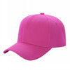 Unbranded Structured Baseball Cap, Blank 6 Panel Hat