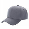 Unbranded Structured Baseball Cap, Blank 6 Panel Hat