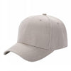 Unbranded Structured Baseball Cap, Blank 6 Panel Hat