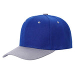 Unbranded 2 Tone Baseball Cap, Blank Structured Hat
