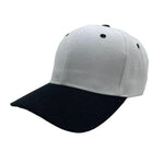 Unbranded 2 Tone Baseball Cap, Blank Structured Hat