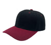 Unbranded 2 Tone Baseball Cap, Blank Structured Hat