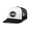 Custom Embroidered Pacific Headwear 104C Trucker Snapback Cap - Flat Embroidery