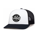 Custom Embroidered Pacific Headwear 104C Trucker Snapback Cap - Flat Embroidery