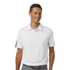 Adidas A719 Men's Performance 3-Stripes Climacool Polo