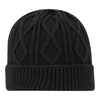 OTTO 82-1215 OTTO CAP 12" Cable Knit Beanie with Rib Knit Cuff