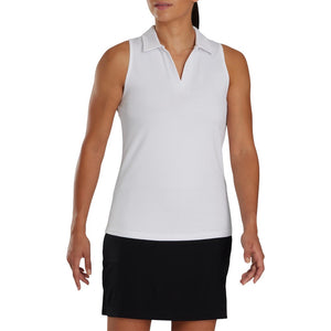 FootJoy TM96322 Women’s Racerback Performance Golf Tank Polo - 