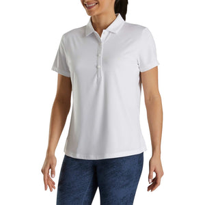 FootJoy TM96318 Women’s Solid Lisle Performance Golf Polo - 