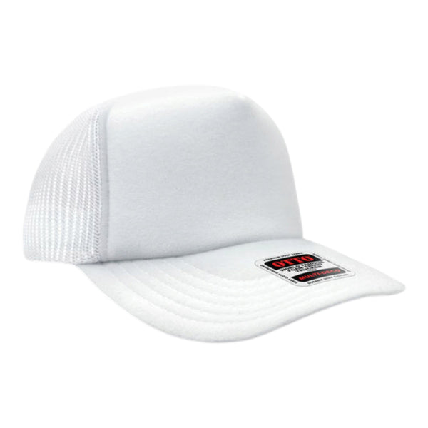 OTTO 39-168 Multi-Deco 5 Panel High Crown Mesh Back Trucker Hat