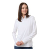 Adidas A709 Women's Textured Stripe Quarter-Zip Pullover