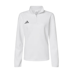 Adidas AT401 Women's 3-Stripes Quarter-Zip Pullover - 