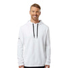 Adidas A530 Men's Textured Mixed Media Midweight Hooded Sweatshirt