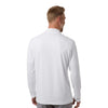 Adidas A708 Men's Textured Stripe Quarter-Zip Pullover