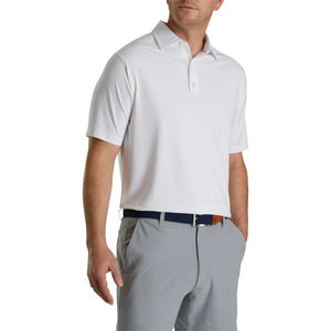 FootJoy TM16318 Men’s Solid Lisle Performance Golf Polo - 