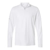 Adidas A708 Men's Textured Stripe Quarter-Zip Pullover