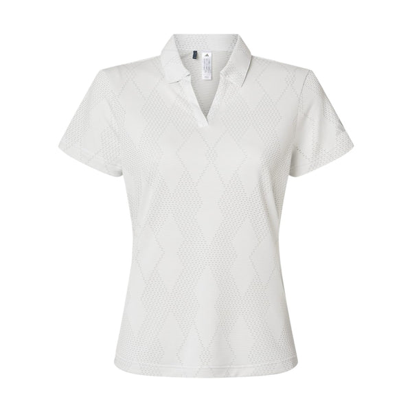 Adidas A727 Women's Textured Jacquard Polo
