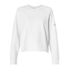 Adidas A1014 Women's Beyond Side-Snap Crewneck Sweatshirt