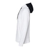 Adidas A530 Men's Textured Mixed Media Midweight Hooded Sweatshirt