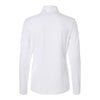 Adidas A709 Women's Textured Stripe Quarter-Zip Pullover
