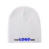 Custom Embroidered Unbranded Short Knit Beanie with Logo