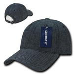 Decky 117 - 6 Panel Low Profile Relaxed Denim Dad Hat - CASE Pricing