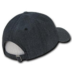 Decky 117 - 6 Panel Low Profile Relaxed Denim Dad Hat - CASE Pricing - Picture 5 of 6