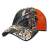 Wholesale Bulk Hybricam Camo Trucker Dad Hat - 227 - Camo/Orange