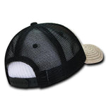 Decky 1136 - 6 Panel Low Profile Structured Jute Trucker Hat - CASE Pricing - Picture 4 of 5