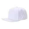 Unbranded Wool Snapback Hat, Blank Flat Bill Cap