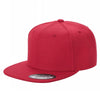 Unbranded Wool Snapback Hat, Blank Flat Bill Cap