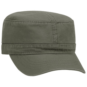 OTTO CAP Military Hat, Garment Washed Cotton Twill Cap - 109-791 - 