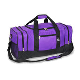 Everest Spacious Sporty Gear Duffel Bag Dark Purple/Black