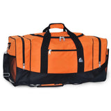 Everest Spacious Sporty Gear Duffel Bag Orange / Black
