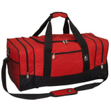 Everest Spacious Sporty Gear Duffel Bag Red / Balcl
