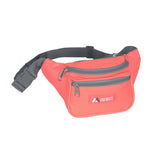 Everest Signature Waist Fanny Pack Travel Pouch Coral