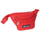 Everest Signature Waist Fanny Pack Travel Pouch Red