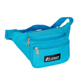 Everest Signature Waist Fanny Pack Travel Pouch Turquoise