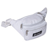 Everest Signature Waist Fanny Pack Travel Pouch White