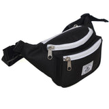 Everest Two-Toned Signature Waist Pack Black / White