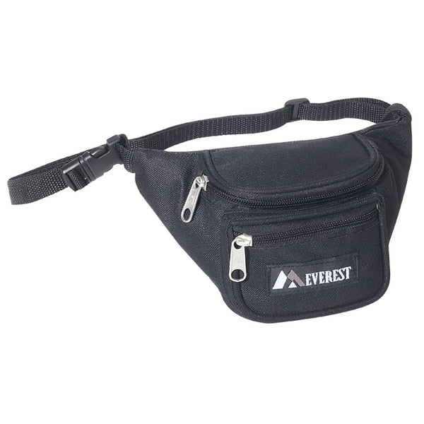 Everest Junior Size Signature Waist Fanny Pack Black