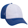 Otto 6 Panel Low Pro Trucker Hat, Garment Washed Cotton Mesh Back Dad Cap - 121-858