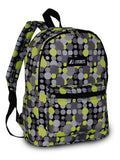Everest Backpack Book Bag - Back to School Basics - Fun Patterns & Prints Yellow/Gray Dot